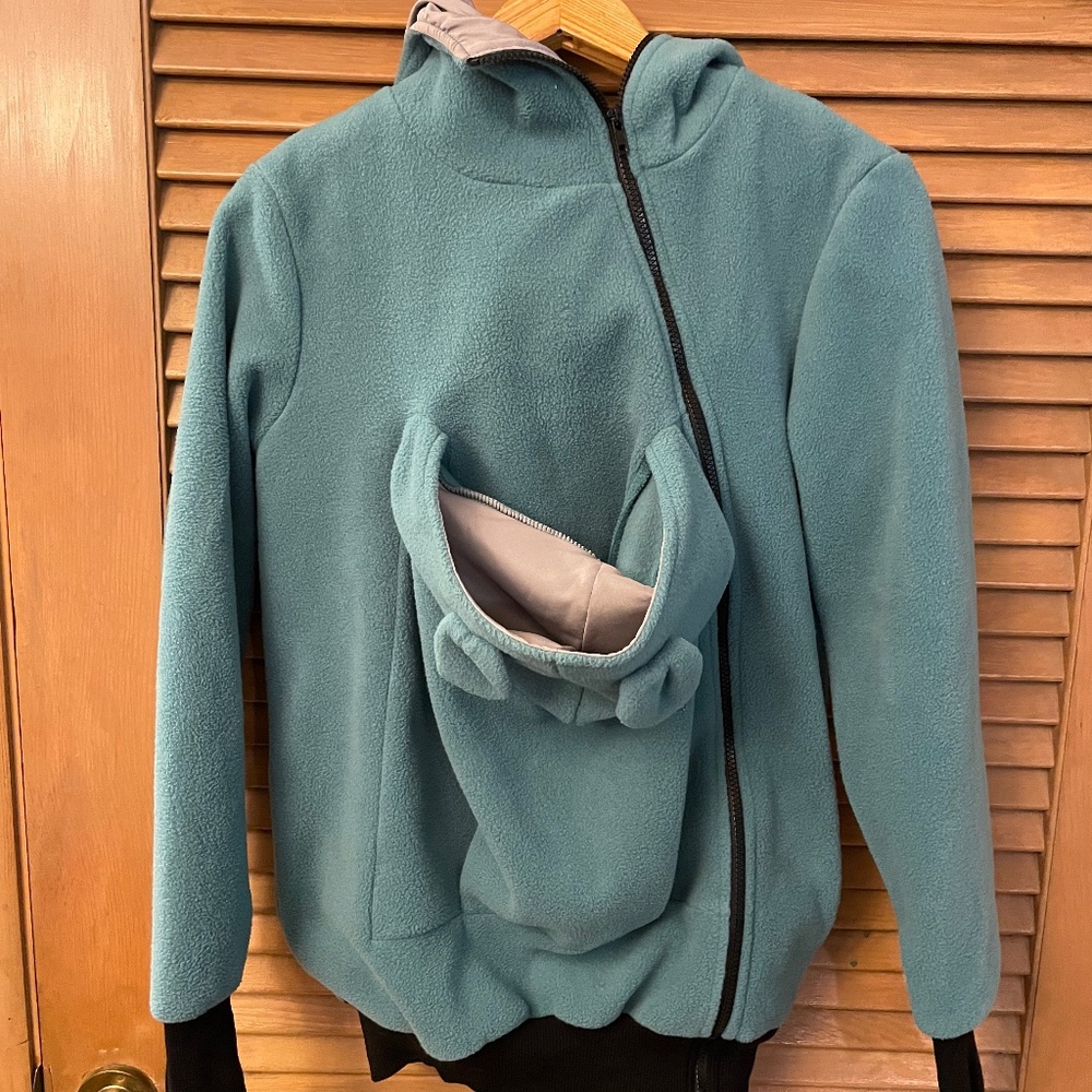 Baby wearing jacket